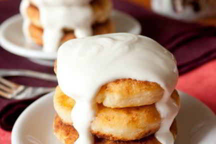 Сырники с сушеной вишней