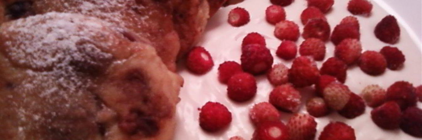 Сырники Зимняя вишня с бананом