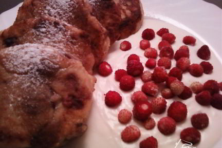 Сырники Зимняя вишня с бананом