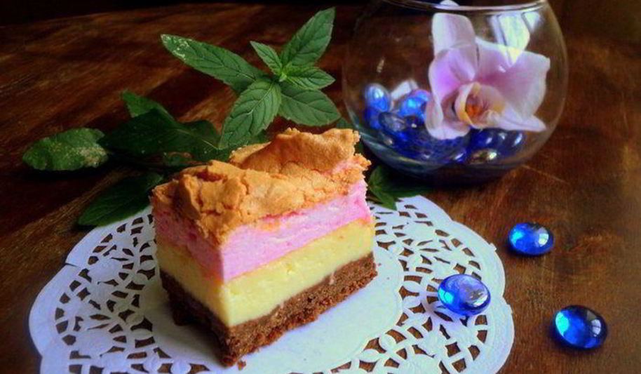 Рецепт трехцветного сырника