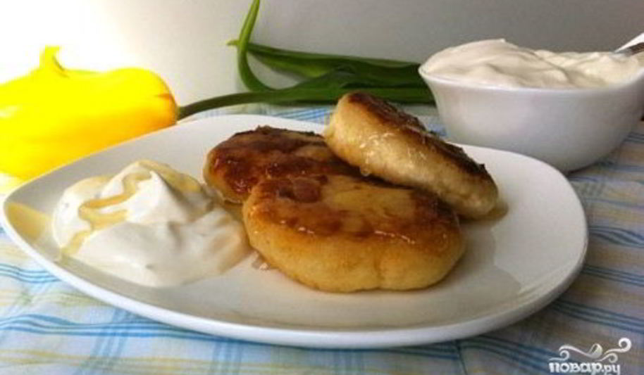 Рецепт вегетарианских сырников без яиц