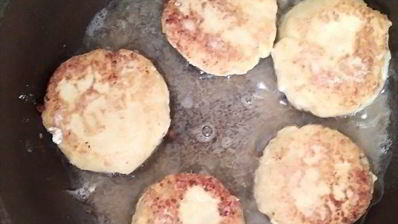 яблочные сырники