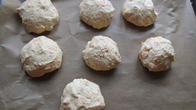 запеченные морковные сырники на белках