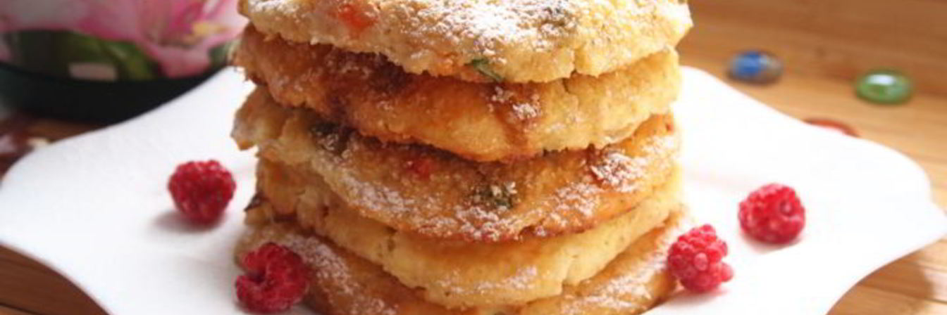 Запеченные сырники с цукатами