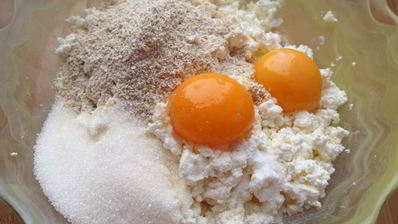 запеченные сырники с цукатами