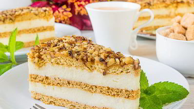 заварной творожник на медовом тесте