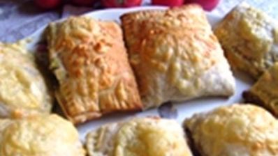 сырно шпинатные слойки