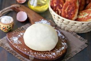 Быстрое тесто для жареных пирожков