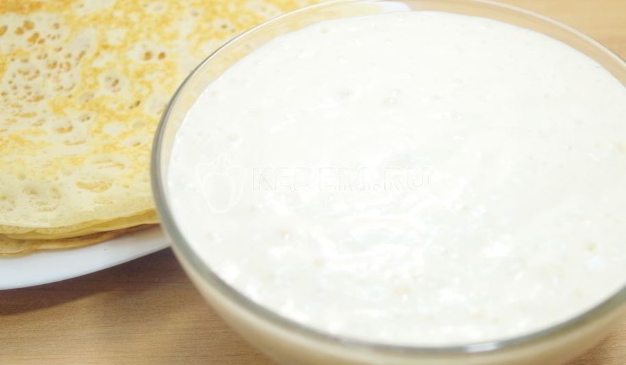 Рецепт дрожжевого теста для блинов