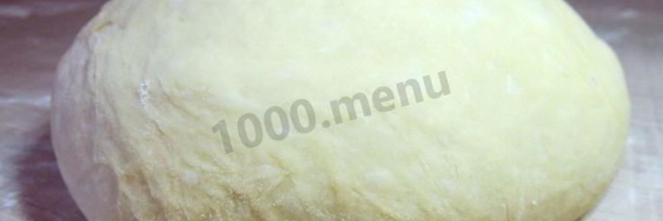 Дрожжевое тесто для сладкого рулета с ванилью