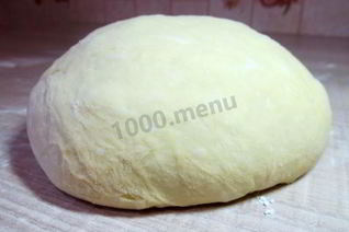 Дрожжевое тесто для сладкого рулета с ванилью