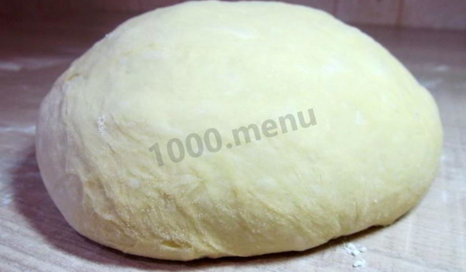 Рецепт дрожжевого теста для сладкого рулета с ванилью