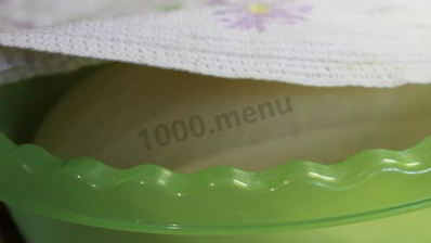 дрожжевое тесто для сладкого рулета с ванилью