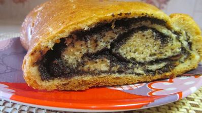 дрожжевое тесто для сладкого рулета с ванилью