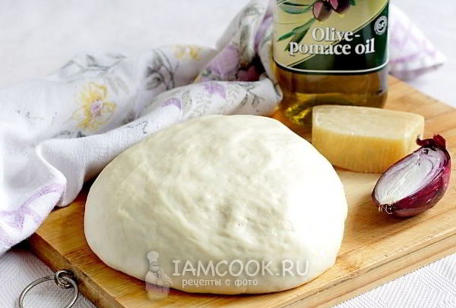 Классическое дрожжевое тесто для пиццы