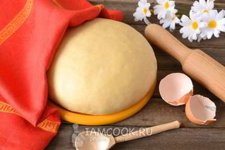 Сдобное дрожжевое тесто для пирогов в духовке