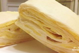 Слоеное тесто без дрожжей