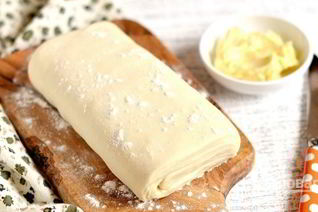 Слоеное тесто без яиц