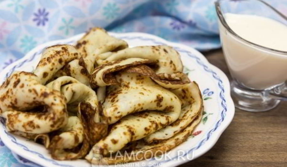 Рецепт теста для блинов на кефире