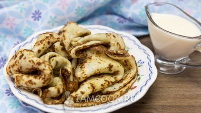 тесто для блинов на кефире