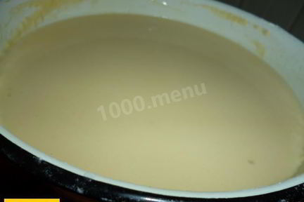 Тесто для сладких блинов на молоке