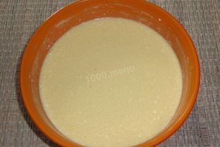 Тесто для толстых блинов на молоке