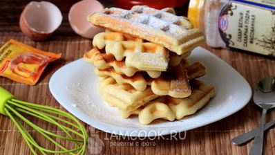 тесто для вафель