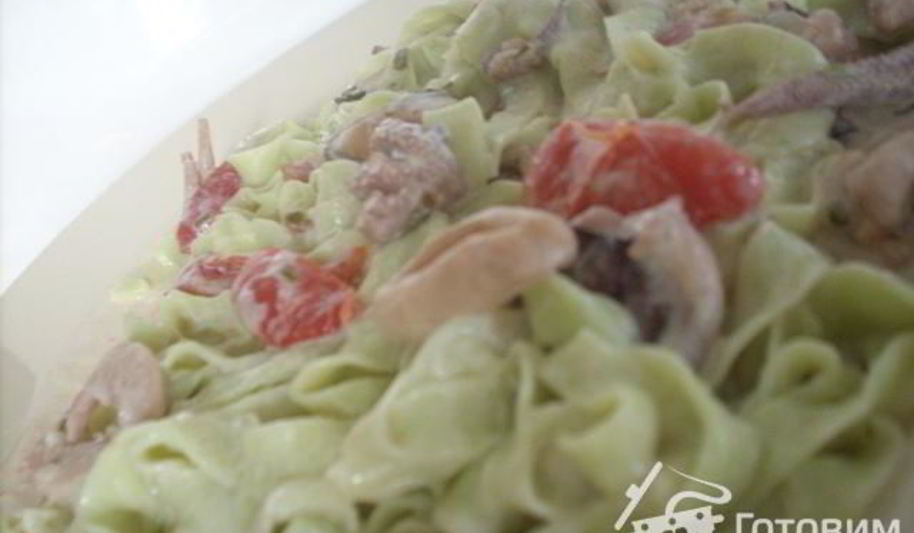 Рецепт теста зеленого шпинатного для равиоли, каннелони, лазаньи