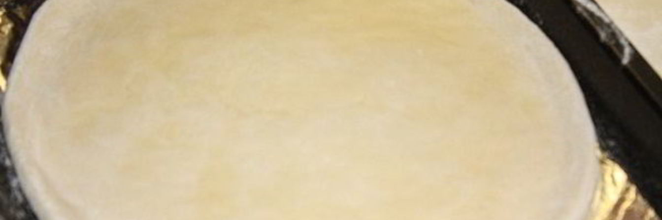 Тонкое бездрожжевое тесто для пиццы