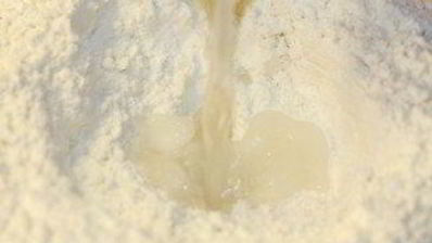 тонкое бездрожжевое тесто для пиццы