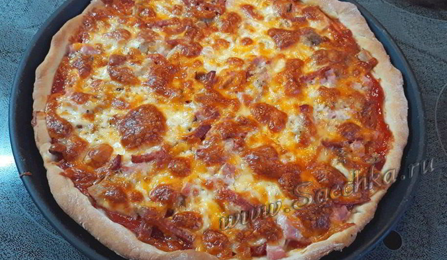 Рецепт тонкого теста для пиццы