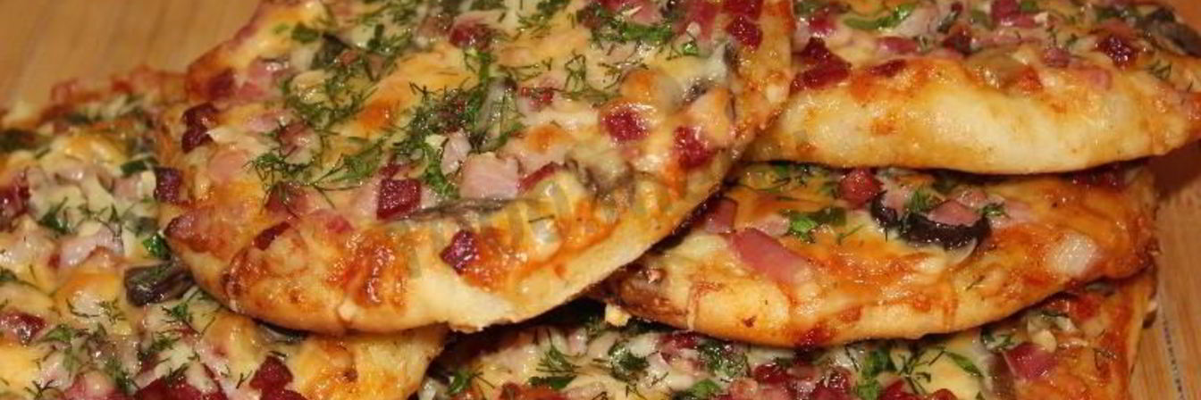 Тонкое тесто и соус для итальянской пиццы