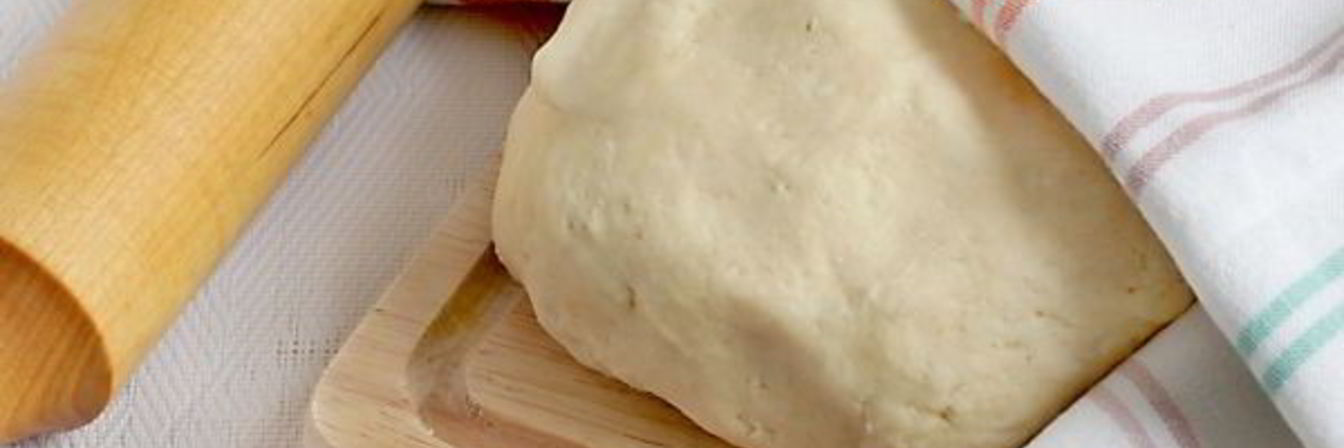 Творожное тесто без яиц