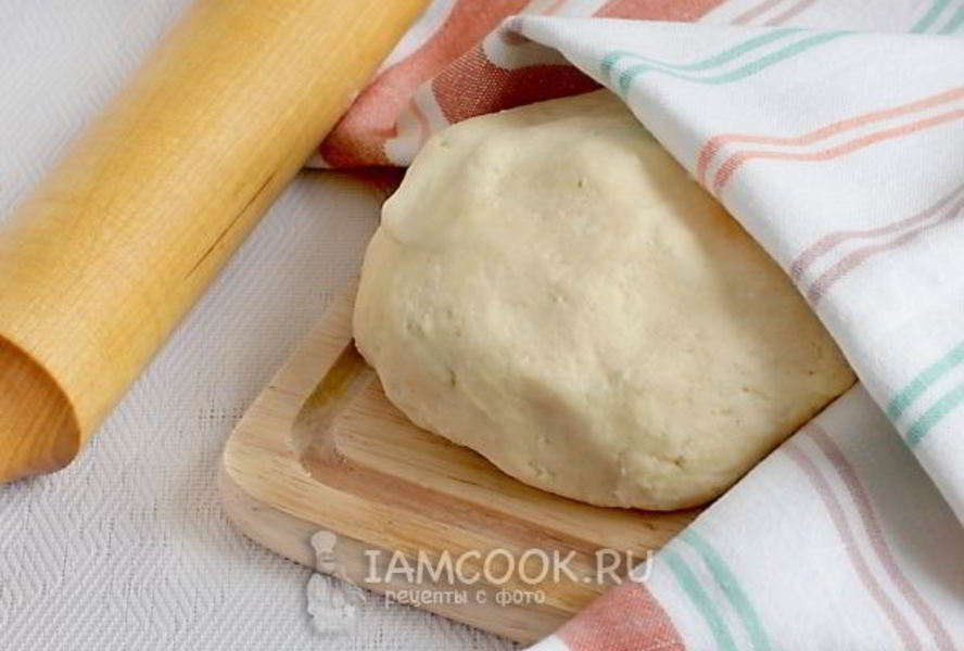 Творожное тесто без яиц