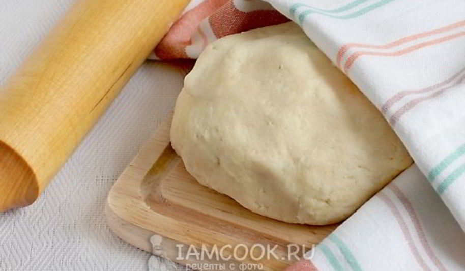 Рецепт творожного теста без яиц