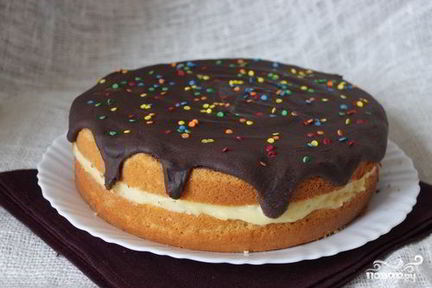 Заварное бисквитное тесто