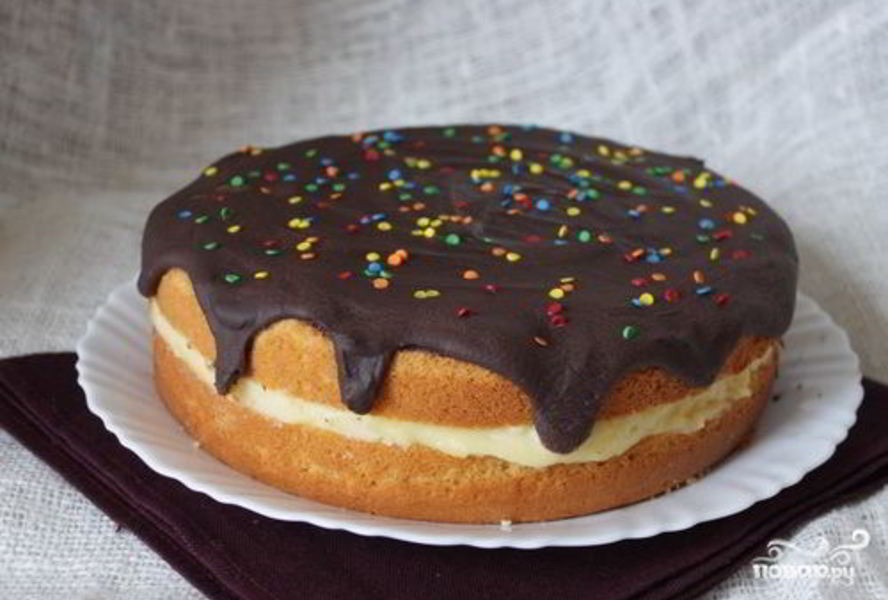 Заварное бисквитное тесто