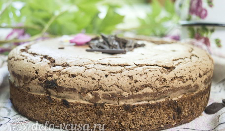 Рецепт бисквита на темном шоколаде