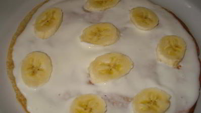блинный торт с бананом