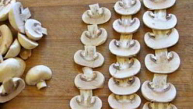 блинный торт с сыром и грибами