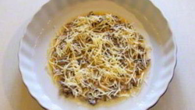 блинный торт с сыром и грибами