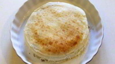 блинный торт с сыром и грибами