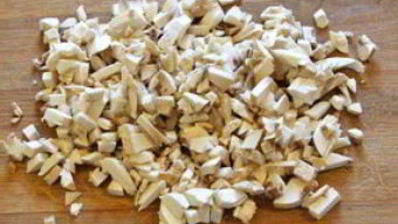 блинный торт с сыром и грибами