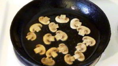 блинный торт с сыром и грибами