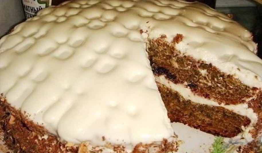 Рецепт быстрого торта на сметанном креме