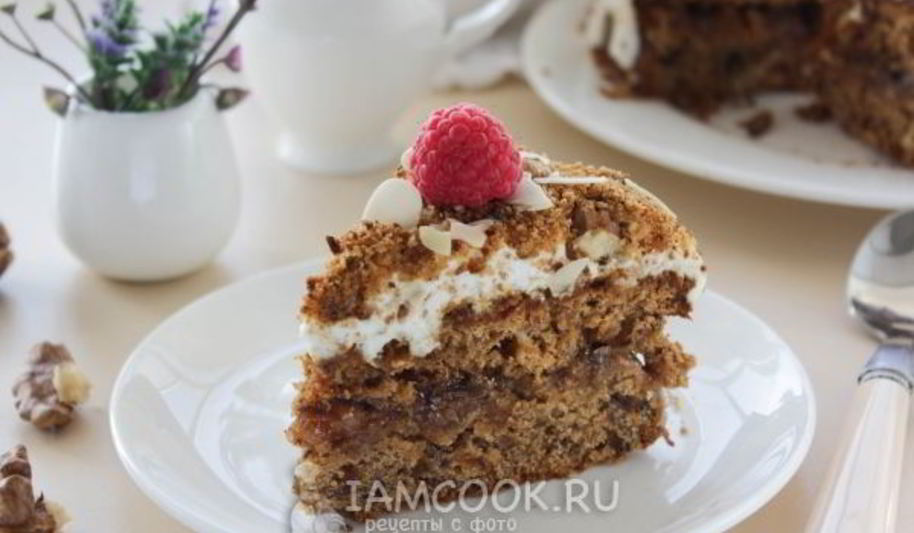 Рецепт финикового торта