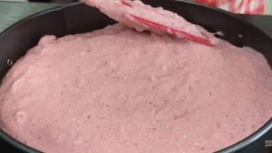 клубнично-кокосовый торт