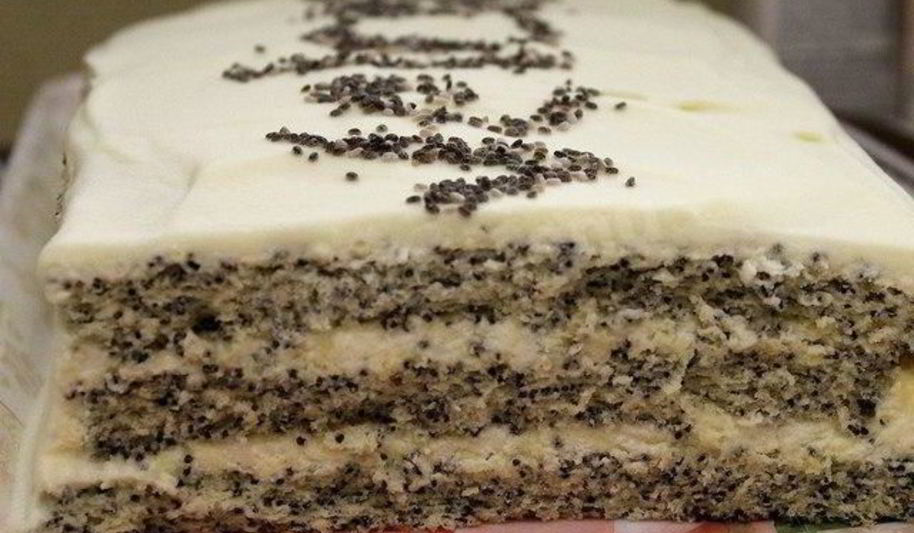 Рецепт макового торта царица эстер