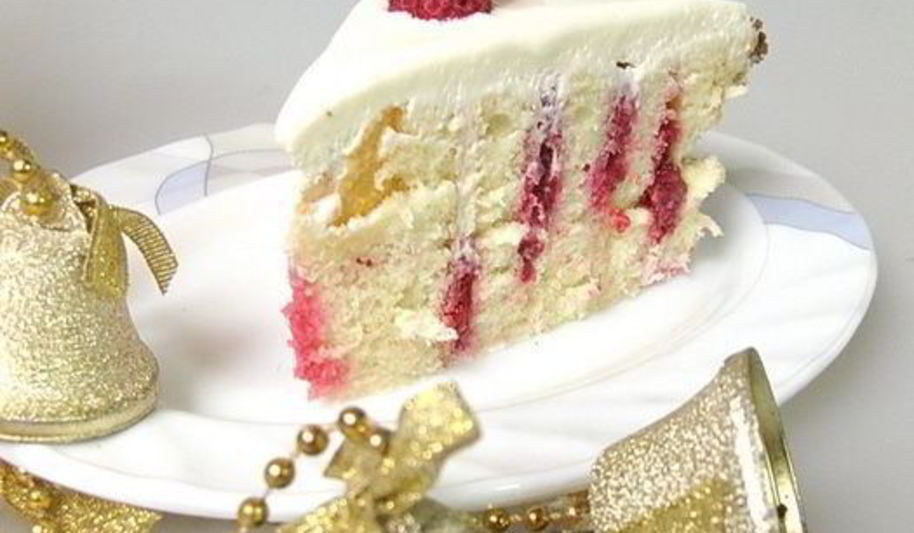Рецепт малинового торта