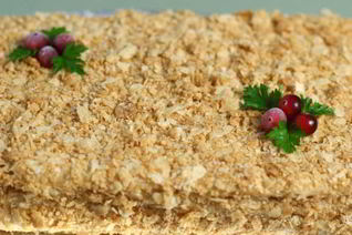 Наполеон закусочный с рыбой